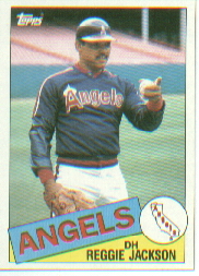 1985 Topps Baseball Cards      200     Reggie Jackson